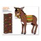 Party Central Club Pack of 24 Brown Traditional Pin the Tail on the Donkey Party Games